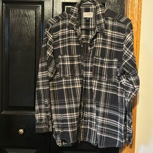 Black and white flannel